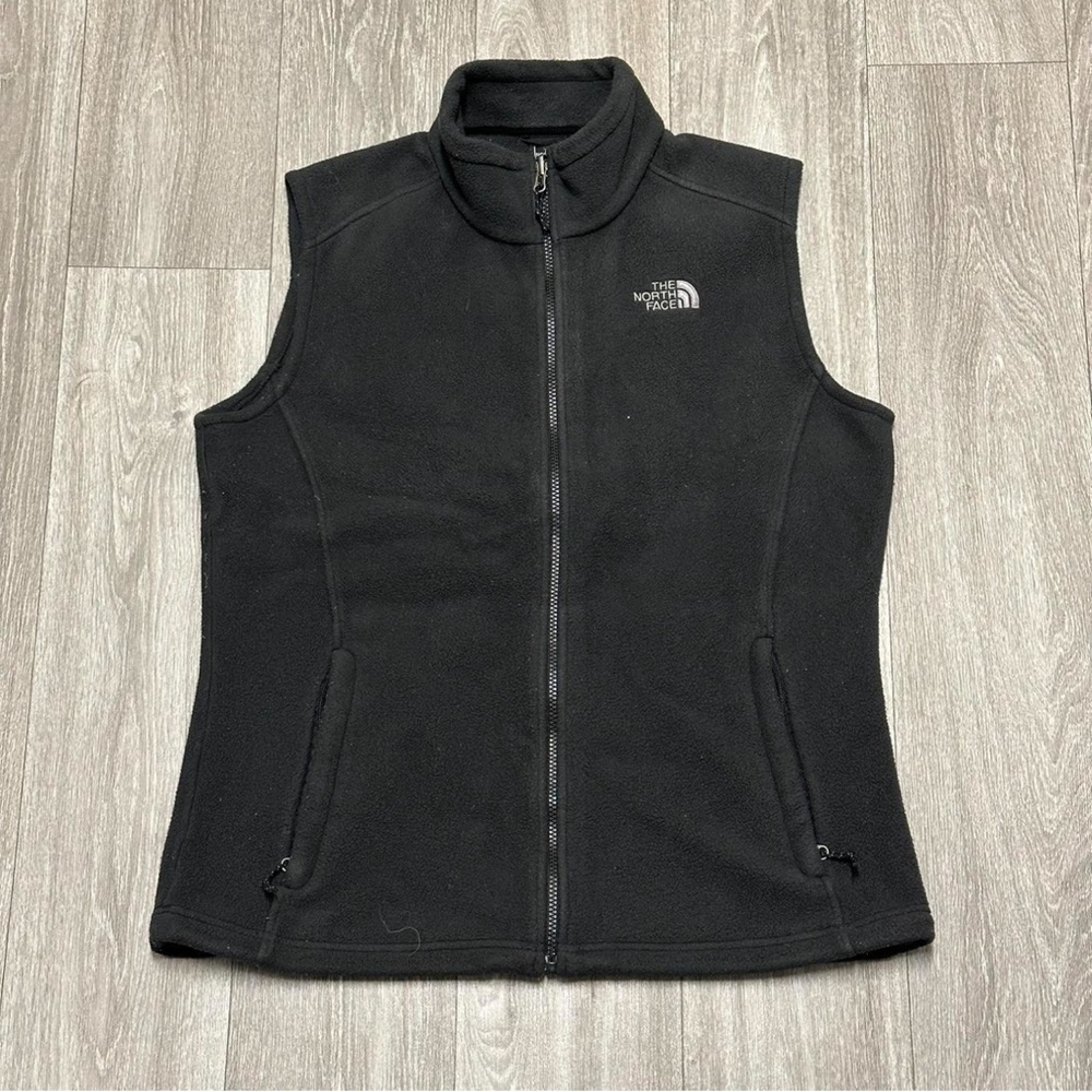 The North Face Black Full Zip Soft Cozy Fleece Sweater Vest